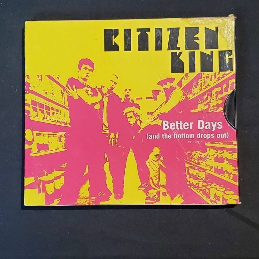 Citizen King Better Days CD Single 1999 Warner Bros Funk Rock Pop